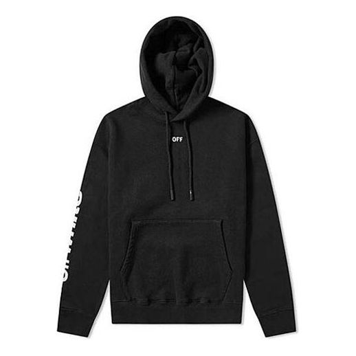 Суитчър Off-White Virgil Abloh Diag Skulls Hoodie Черно | OMBB037S19D250171088, 0