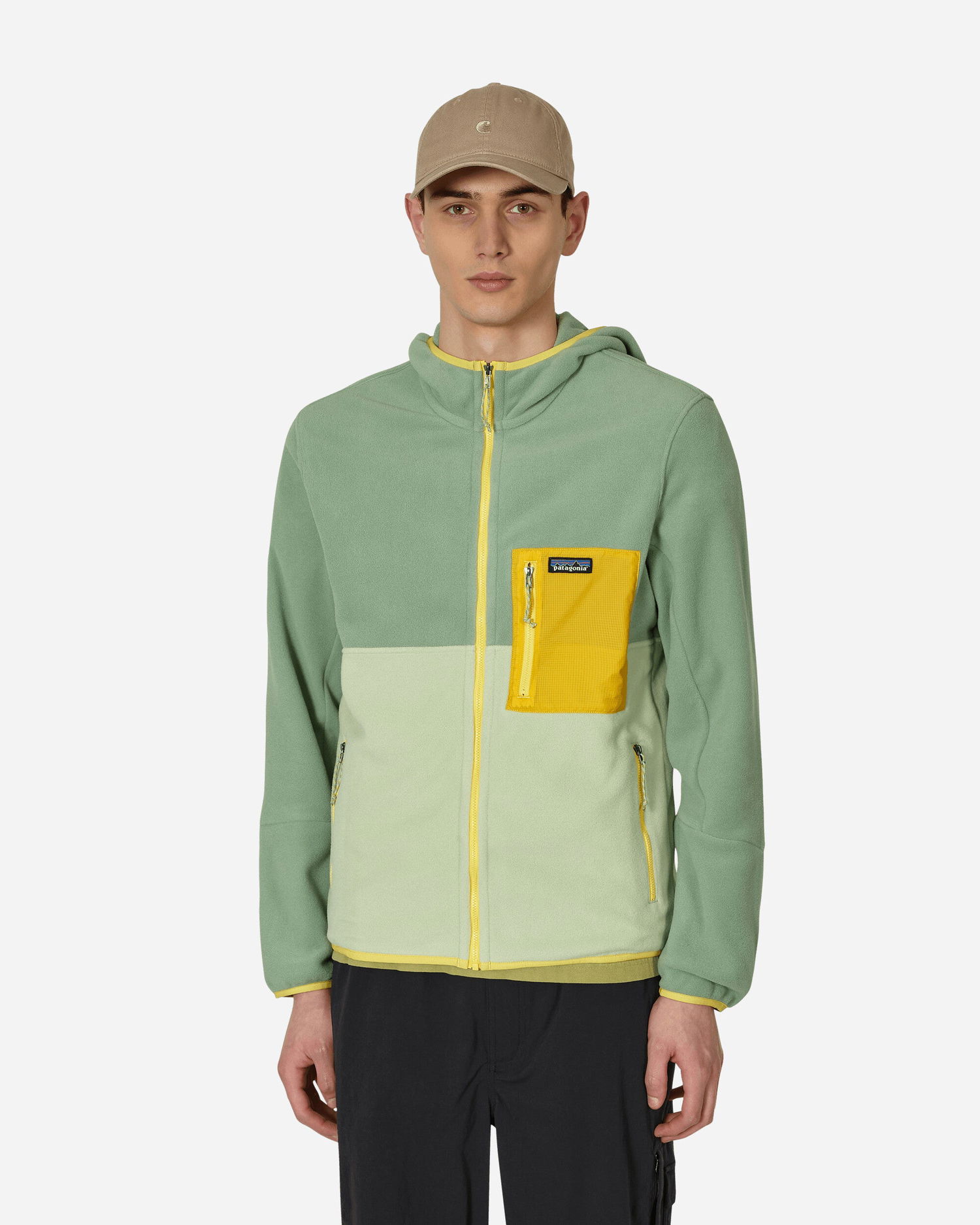 Суитчър Patagonia Microdini Hoodie Зелено | 26210 SLVG, 0