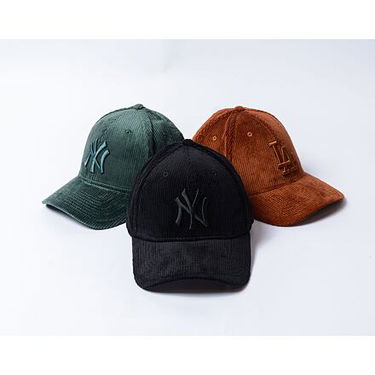 Шапка с козирка New Era Cord Baseball Cap L/XL Черно | 60565395, 2