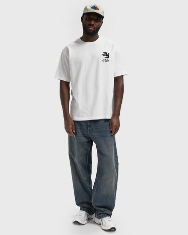 Тениска By Parra Infinite Bird Logo Graphic T-Shirt Бяло | 54215, 1