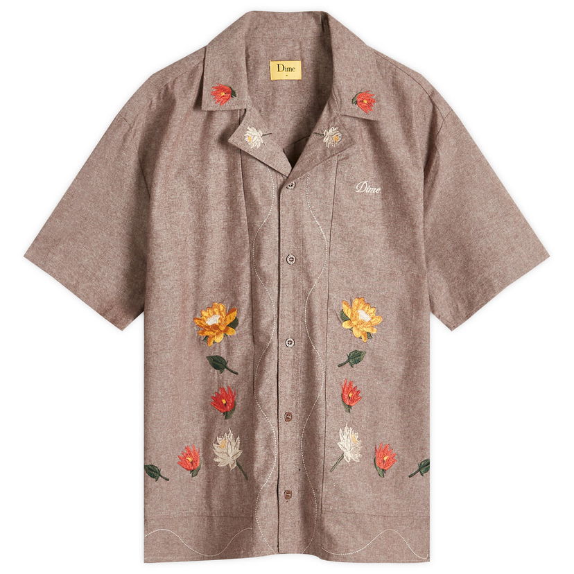 Риза Dime Lotus Vacation Shirt Кафяво | DIMESU2410BRW