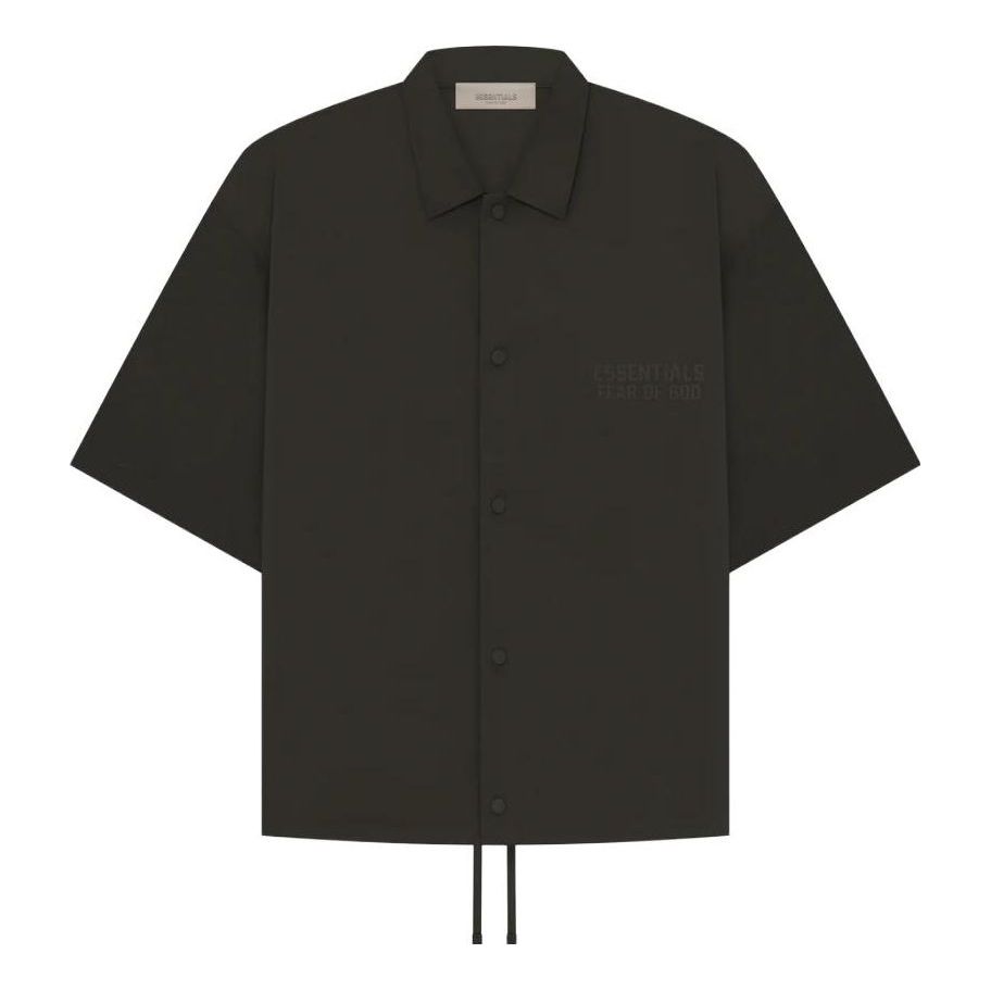 Риза Fear of God Essentials By Fear of God Short-Sleeve Nylon Shirt Черно | 186BT224000F, 0