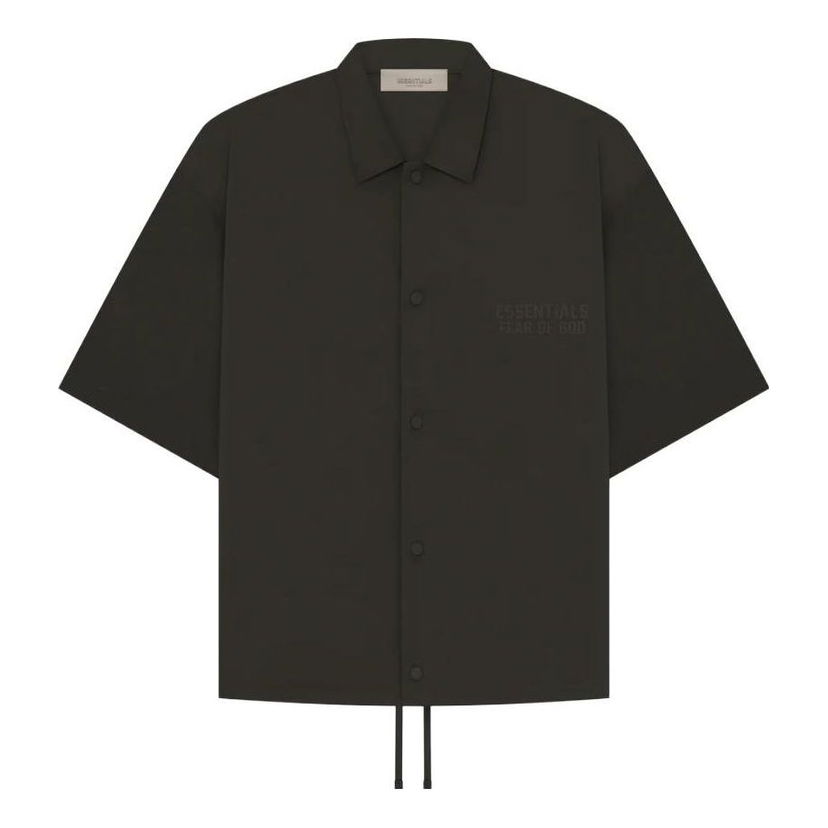 Риза Fear of God Essentials By Fear of God Short-Sleeve Nylon Shirt Черно | 186BT224000F