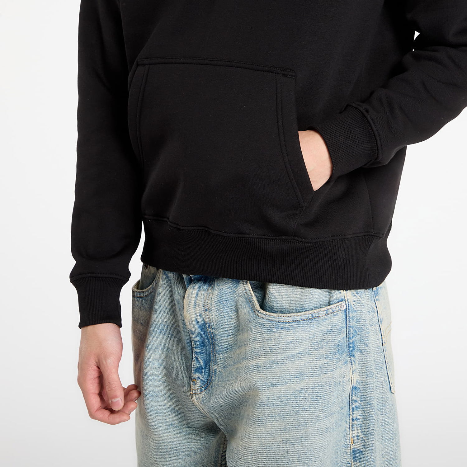 Суитчър Alpha Industries Basic Hoodie Effect Print Черно | 178312EP-03, 1