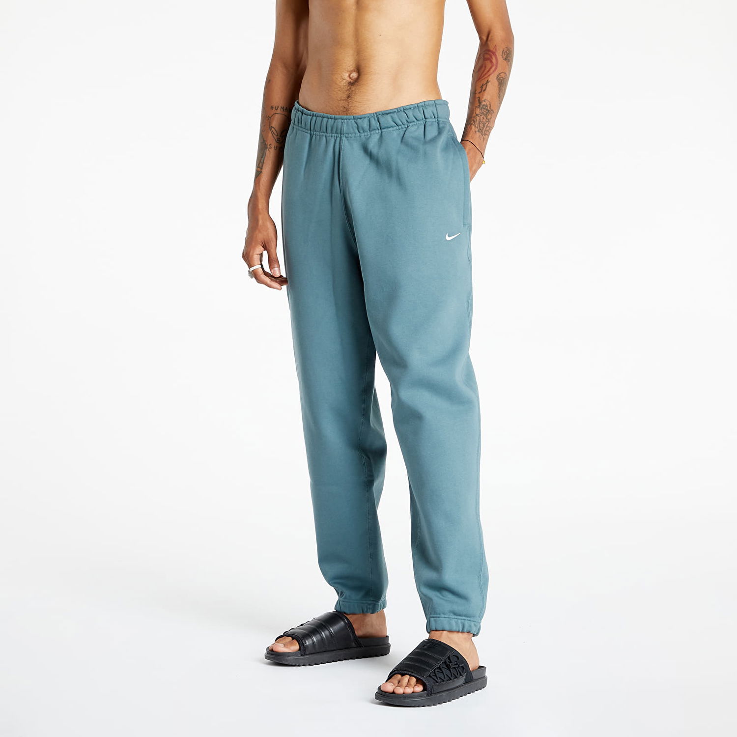 Спортни панталони Nike Lab NRG Solo Swoosh Fleece Pant Синьо | CW5460-387, 0