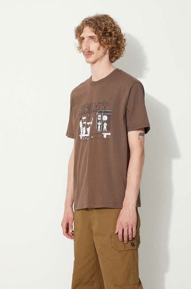 Тениска thisisneverthat Graphic Print T-Shirt Кафяво | TN231TTSST20, 3