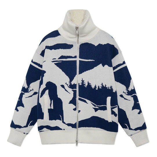 Пуловер Li-Ning Li-Ning Catwalk Fleece-Lined Zip-Up Jacket Бяло | AFDS225-1, 0