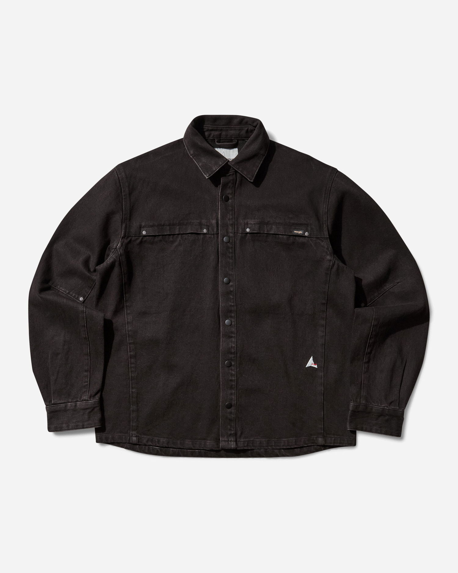 Риза ROA Wrangler Lona Denim Shirt Черно | OBMW017FA11 BRW0003, 1
