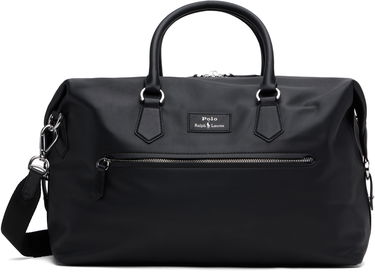 Чанта за пътуване Polo by Ralph Lauren Ralph Lauren Smooth Leather Large Duffle Bag Черно | 405962455001, 0