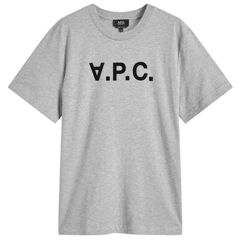 Тениска A.P.C. VPC Logo T-Shirt Heathered Grey Сиво | COHBM-M26384-TPI