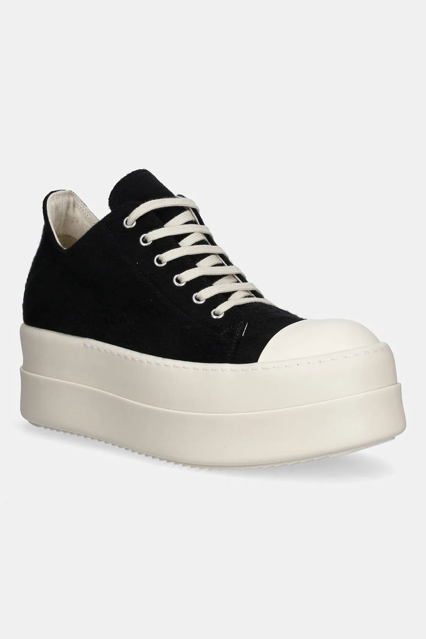 Кецове и обувки Rick Owens Rick Owens DRKSHDW Double Bumper Low Черно | DU02E7832.BMO