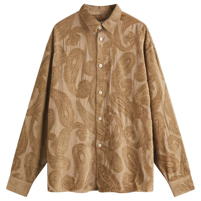 Derbin Shirt Velvet Paisley