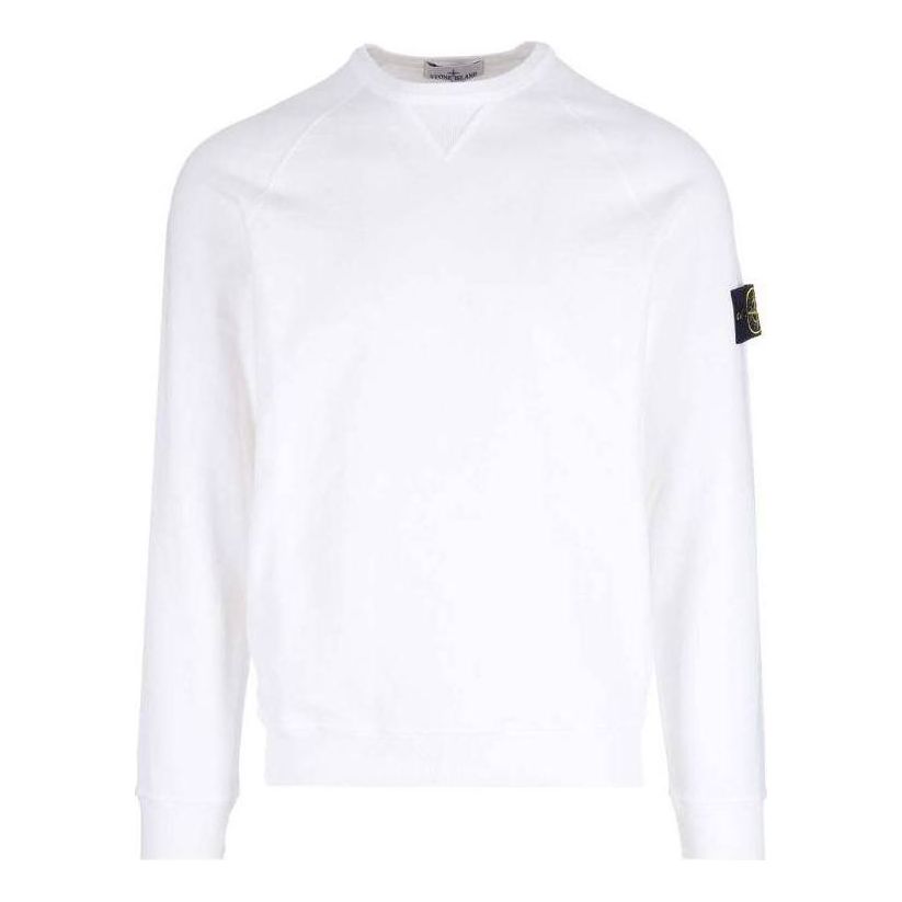 Пуловер Stone Island Ghost Crewneck Sweatshirt Бяло | 781566360-V0001, 0