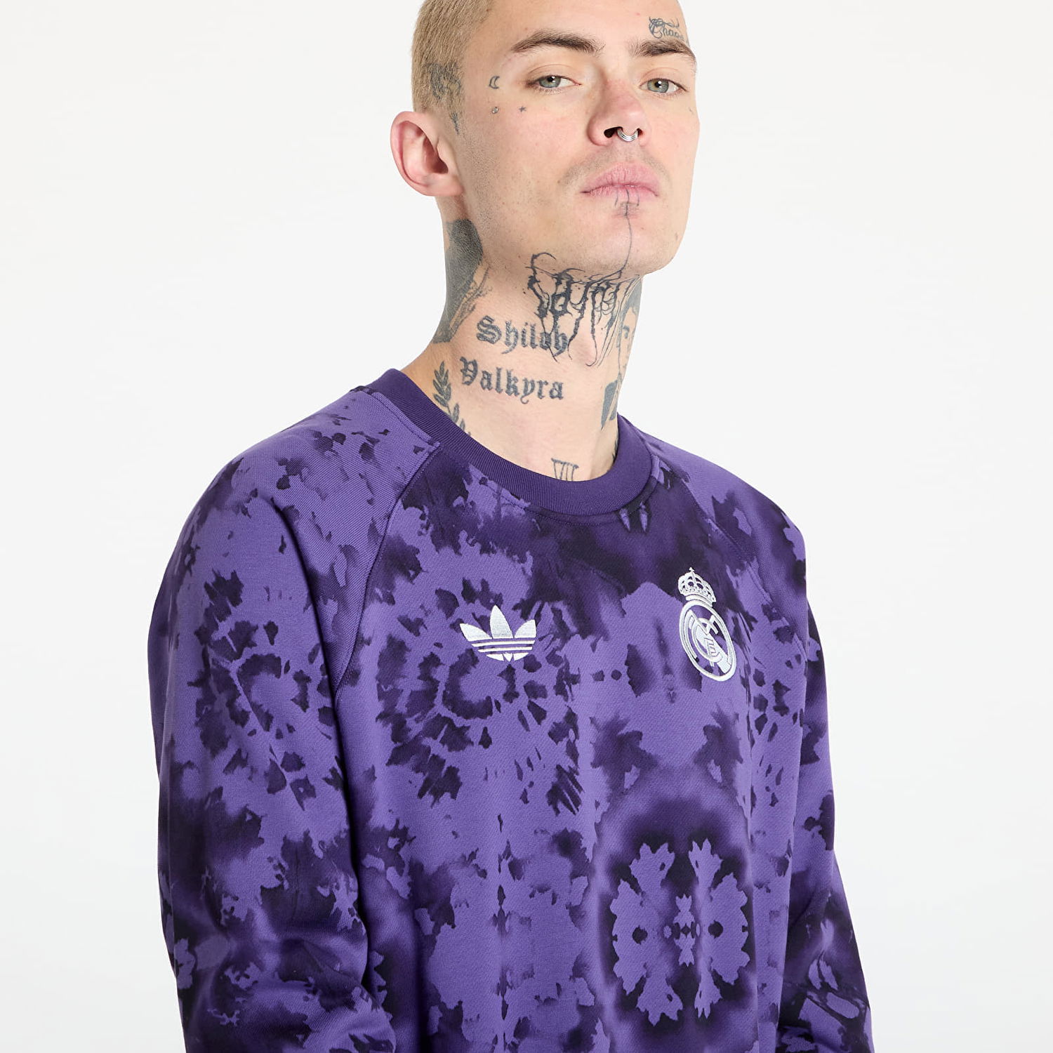 Суитчър adidas Performance Real Madrid Crew Sweat Лилаво | JM1103, 0