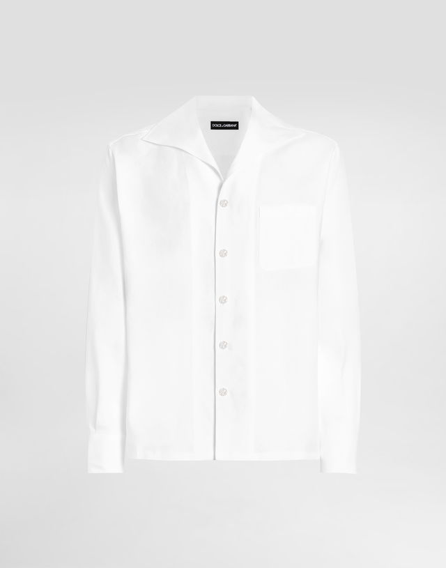 Dolce & Gabbana Long-Sleeved Linen Shirt
