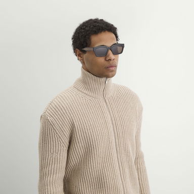 Tortoiseshell Square Sunglasses, 5