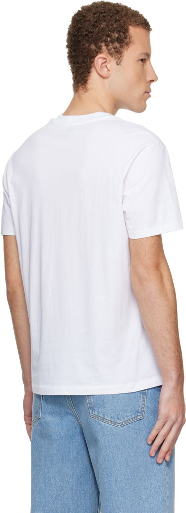 Тениска AMI Cotton Ami de Coeur T-shirt Бяло | BFSBFUTS035.724, 2