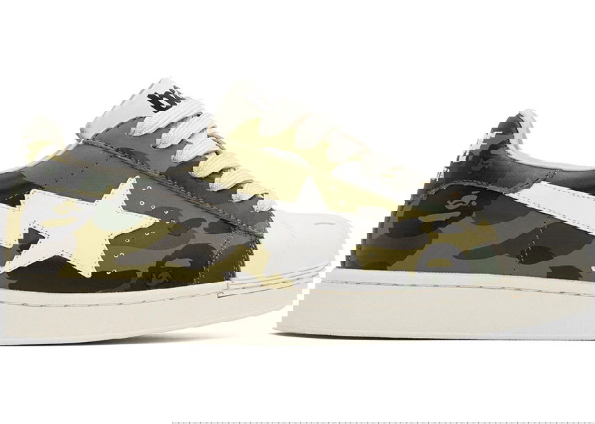 Кецове и обувки BAPE A Bathing Ape Skull Sta 1st "Camo Green" Зелено | 1J20-191-008 GRN, 0