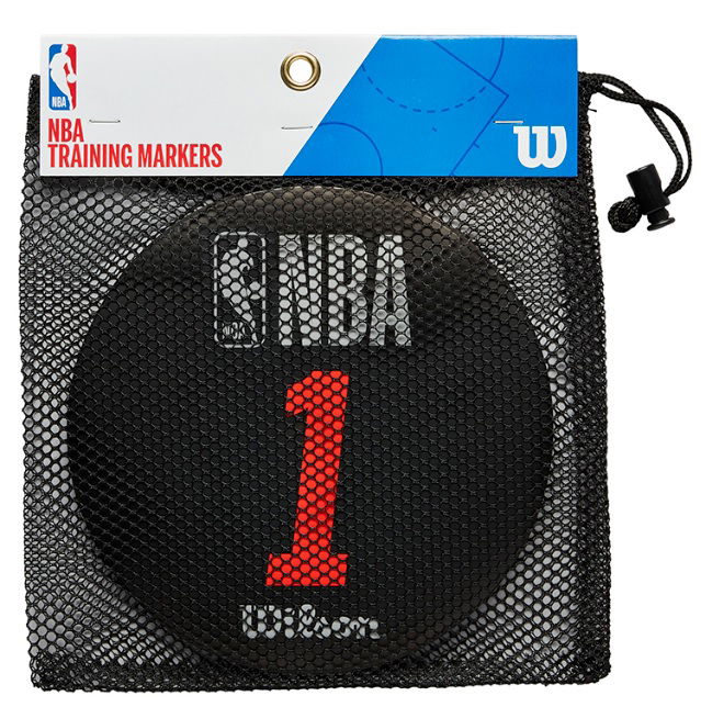 Спортна екипировка Wilson Tennis NBA Training Markers Черно | wtba9001n