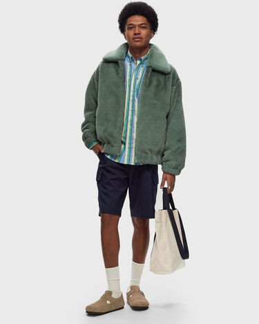 Яке бомбър Drôle de Monsieur La Veste Fourrure Bomber Jacket Зелено | E-JT186-PL139-WG, 1
