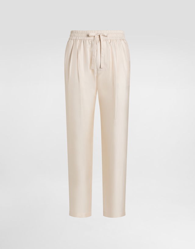 Dolce & Gabbana Silk Twill Jogging Trousers
