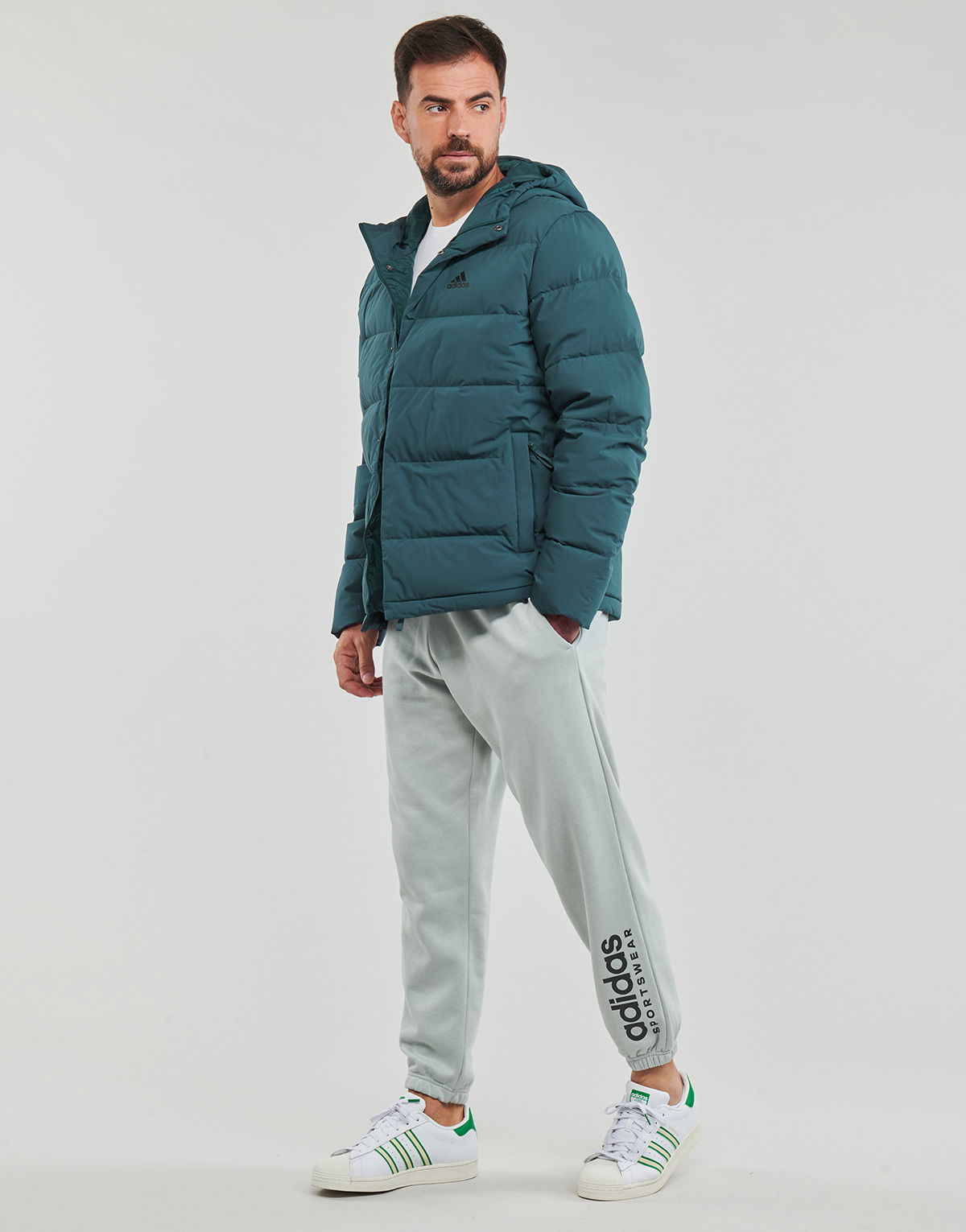 Яке adidas Originals Duffel Jacket Тюркоазено | IK3176, 1