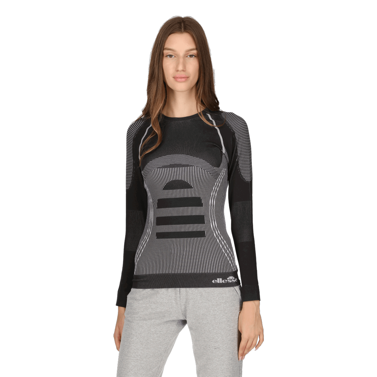 Тениска Ellesse Long Sleeve Thermal Top Черно | ELU193200-01, 0
