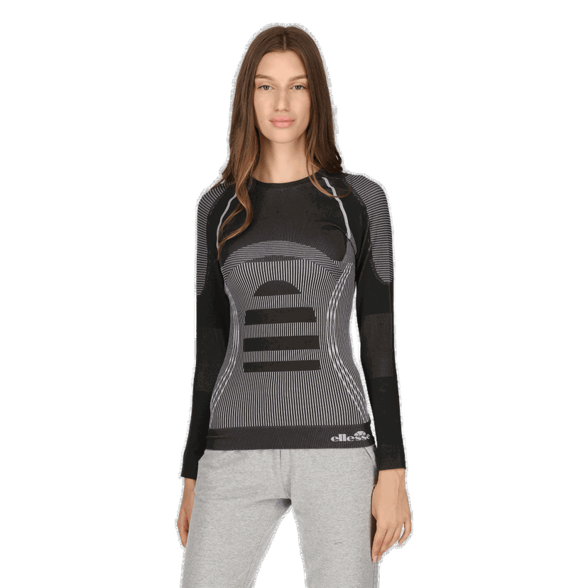 Тениска Ellesse Long Sleeve Thermal Top Черно | ELU193200-01