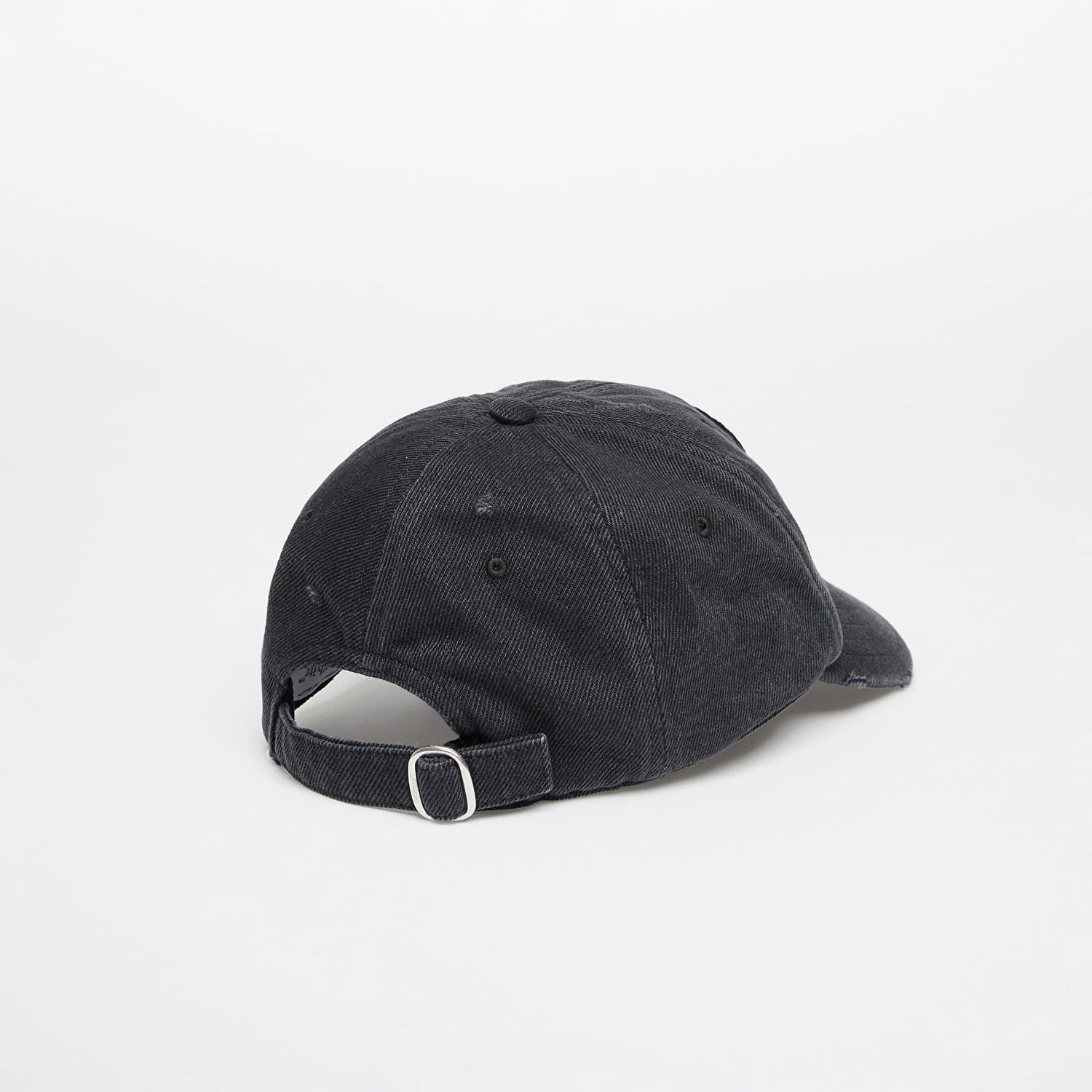 Шапка с козирка Off-White Off-White Distressed Denim Baseball Cap Сиво | OMLA049S25DEN0021049, 1