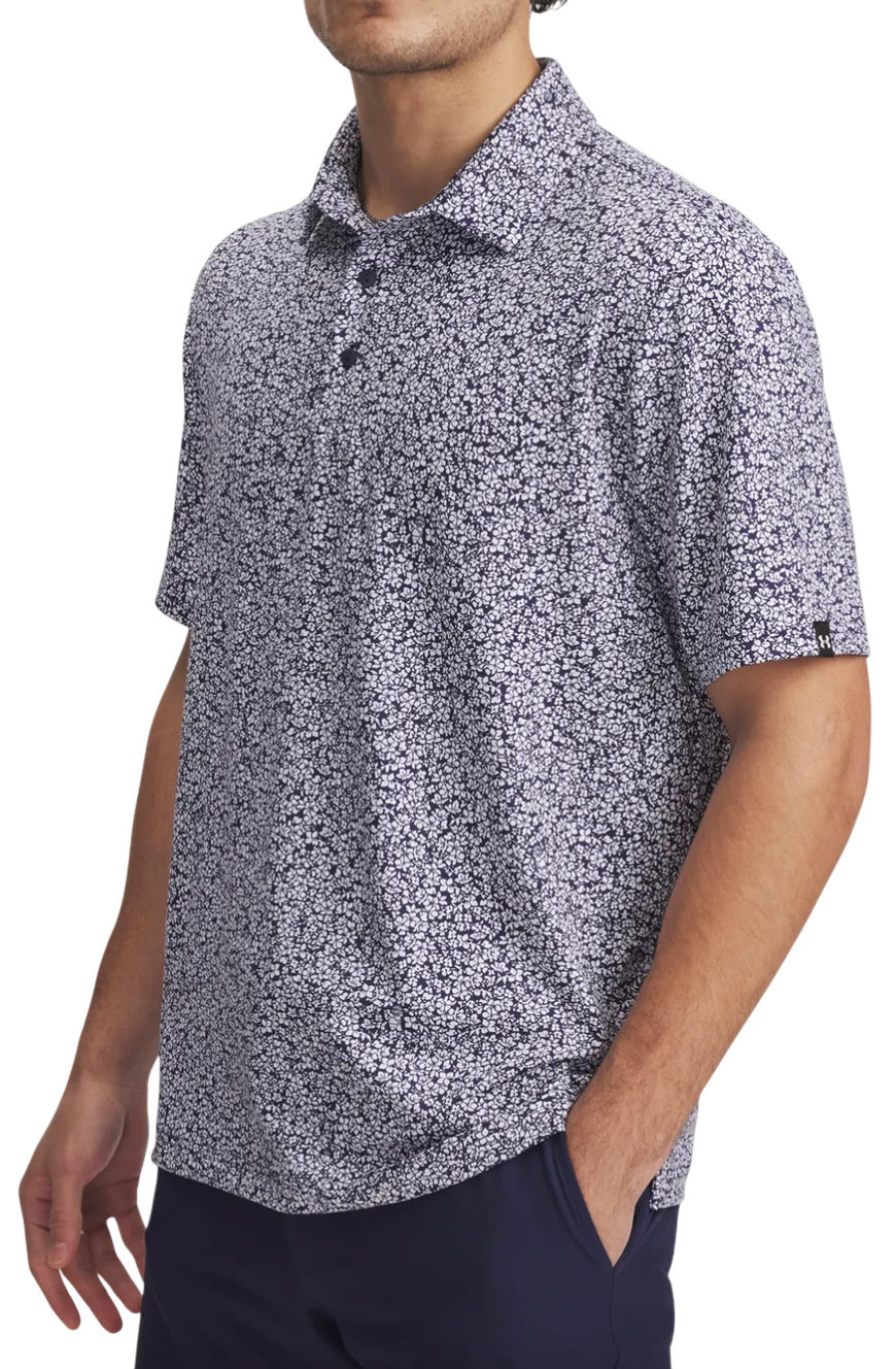 Поло тениска Under Armour Under Armour UA Plyoff 3.0 Printed Polo Shirt Тъмно синьо | 1383247-414, 0