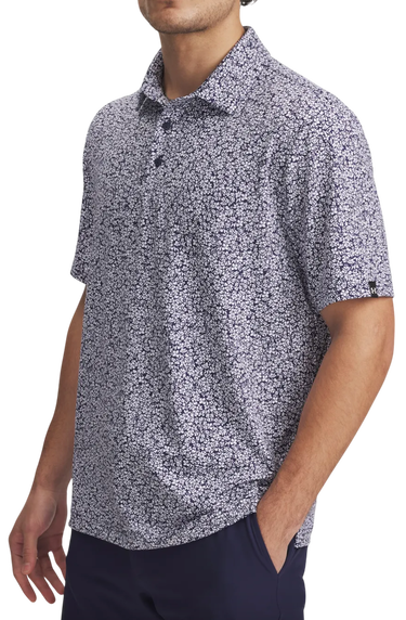 Поло тениска Under Armour Under Armour UA Plyoff 3.0 Printed Polo Shirt Тъмно синьо | 1383247-414, 0