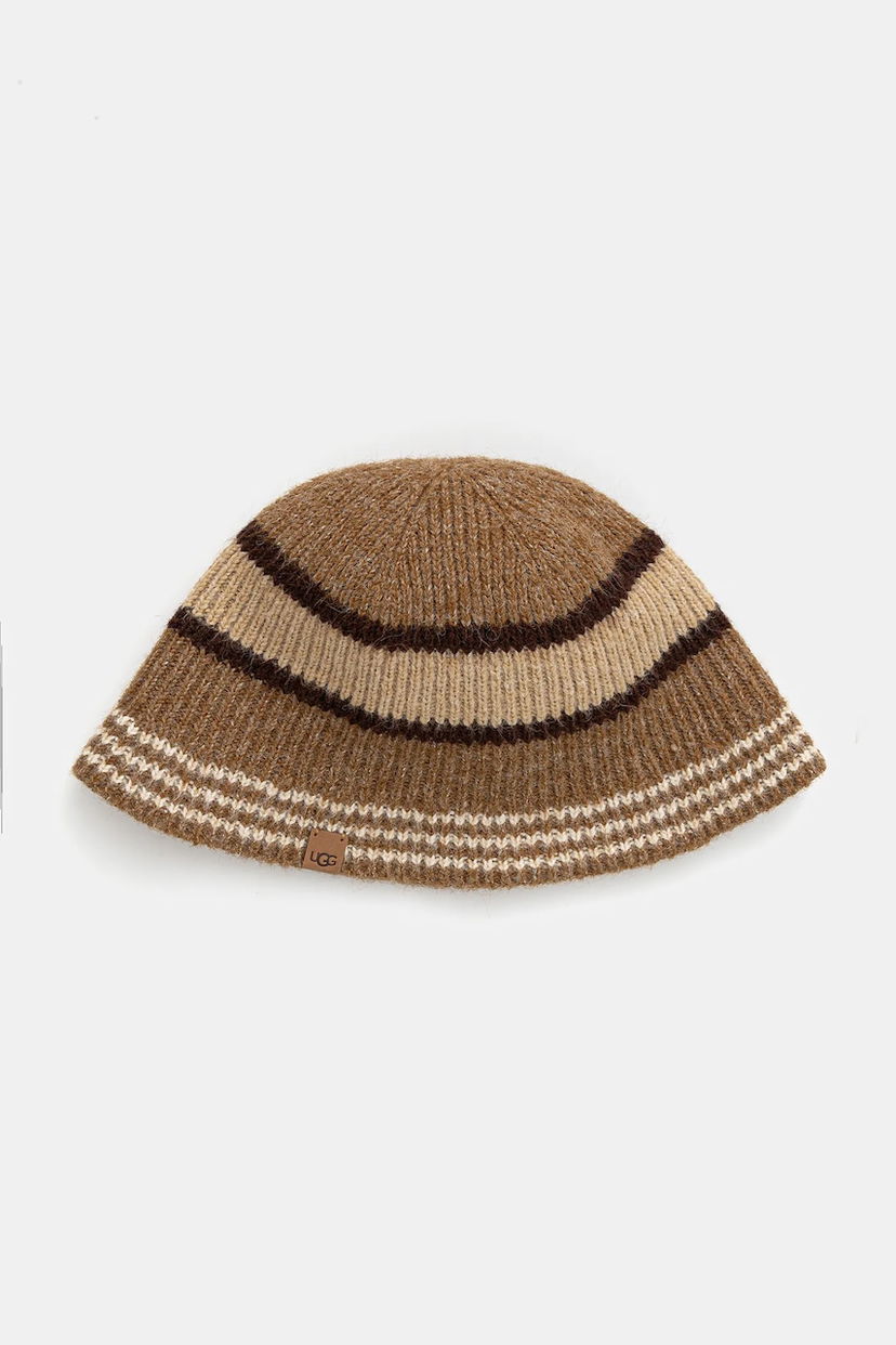 Шапка UGG Striped Rib Knit Wool Blend Hat Многоцветен | 102723