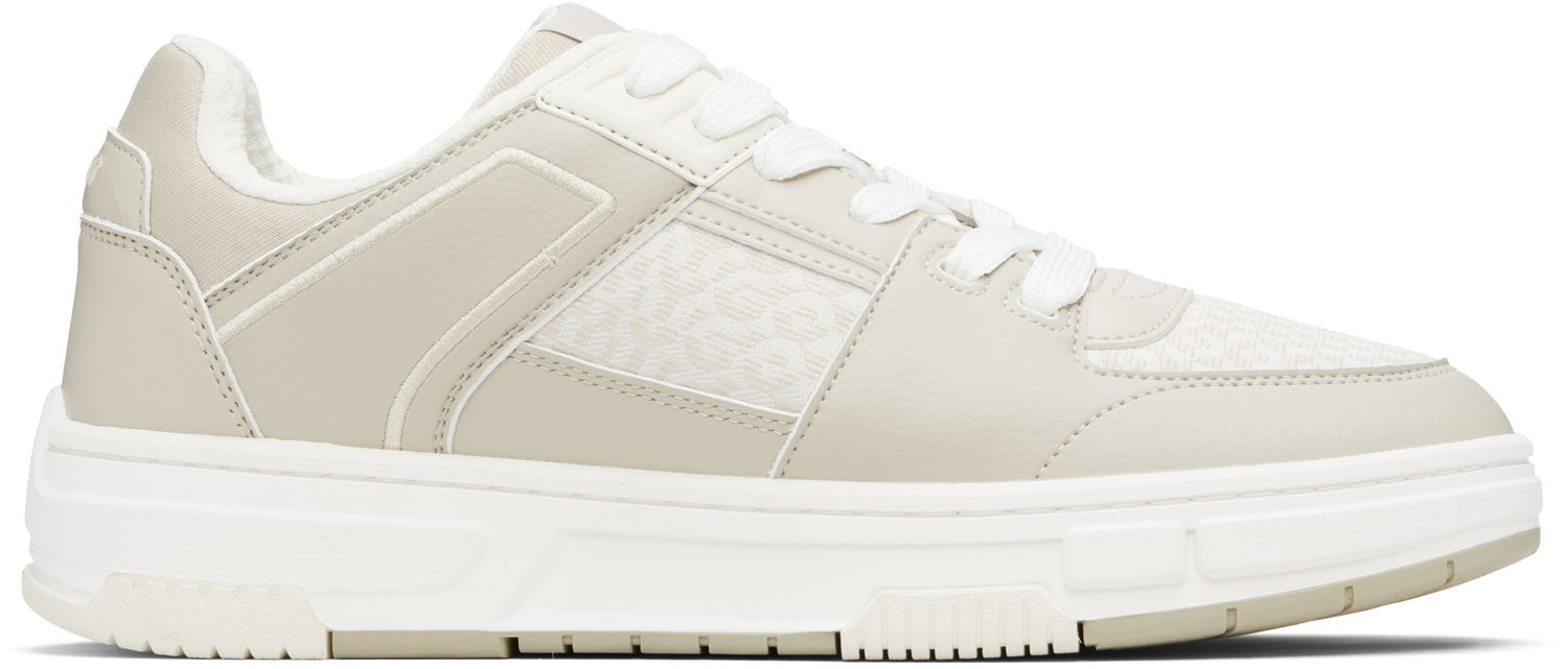Кецове и обувки BOSS Hugo Logo-Woven Бежово | 50548544, 0