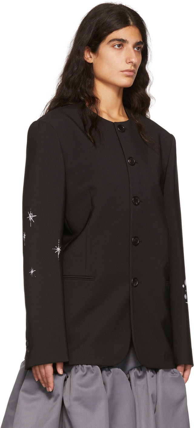Яке We11done We11done Polyester Buttoned Jacket Черно | WD-JK1-22-099-M-BK, 1