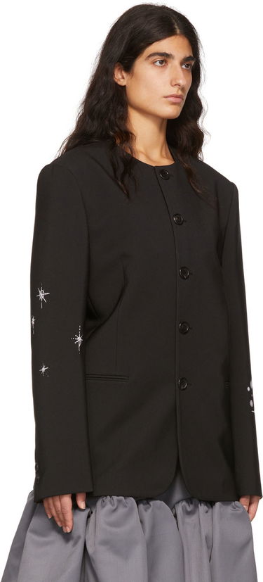 Яке We11done We11done Polyester Buttoned Jacket Черно | WD-JK1-22-099-M-BK, 1