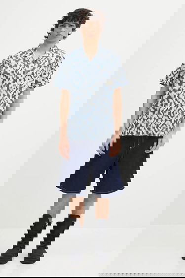 Риза Barbour Homelane Printed S/S Relaxed Fit Shirt Многоцветен | MSH5599, 4