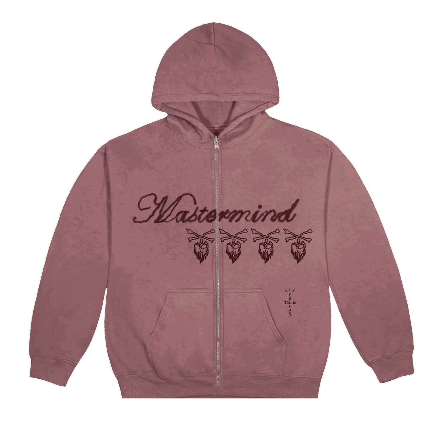 Суитчър Cactus Jack by Travis Scott Mastermind x Skull Zip Up Розово | 1945 1FW210308FMSZ PINK, 0