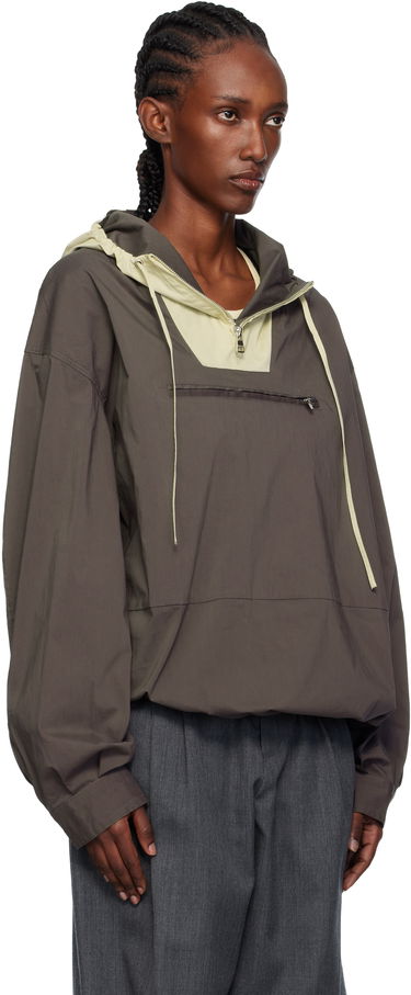 Ветровка JW Anderson JW Anderson Contrast Hood Anorak Кафяво | JK0415-PG1838, 1