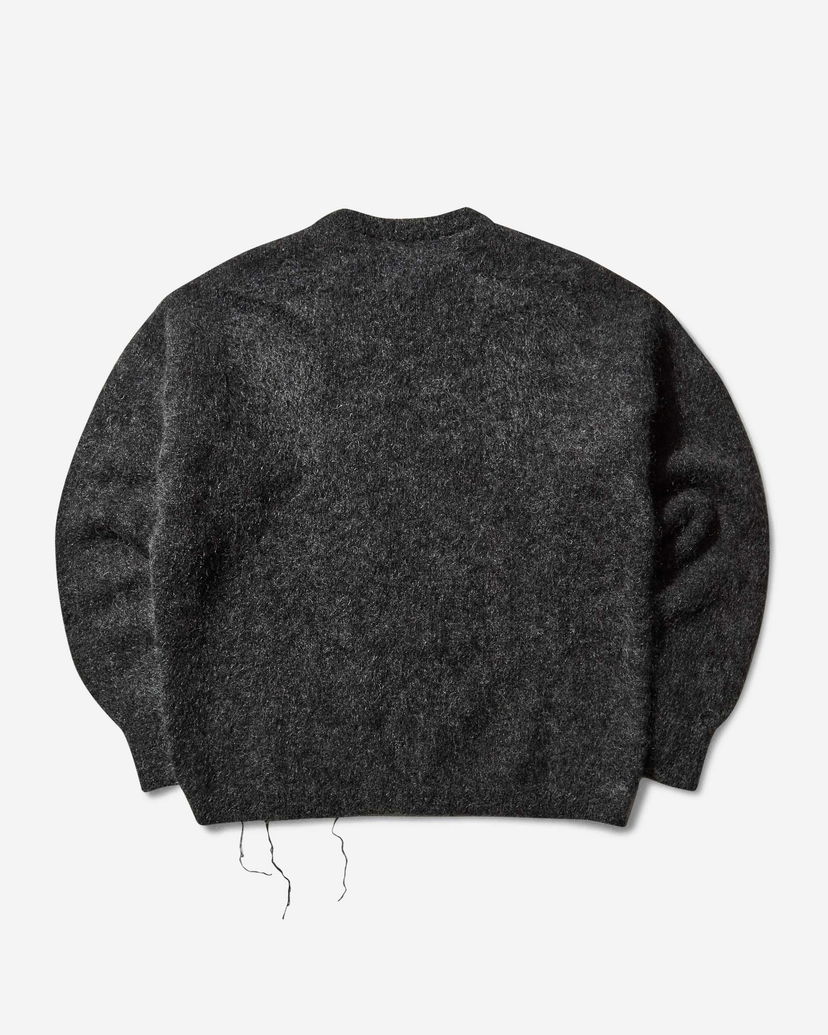 Пуловер ROA Dropstitch Mohair Knit Crewneck Sweater Черно | RBMW0522YA76 ANT0001