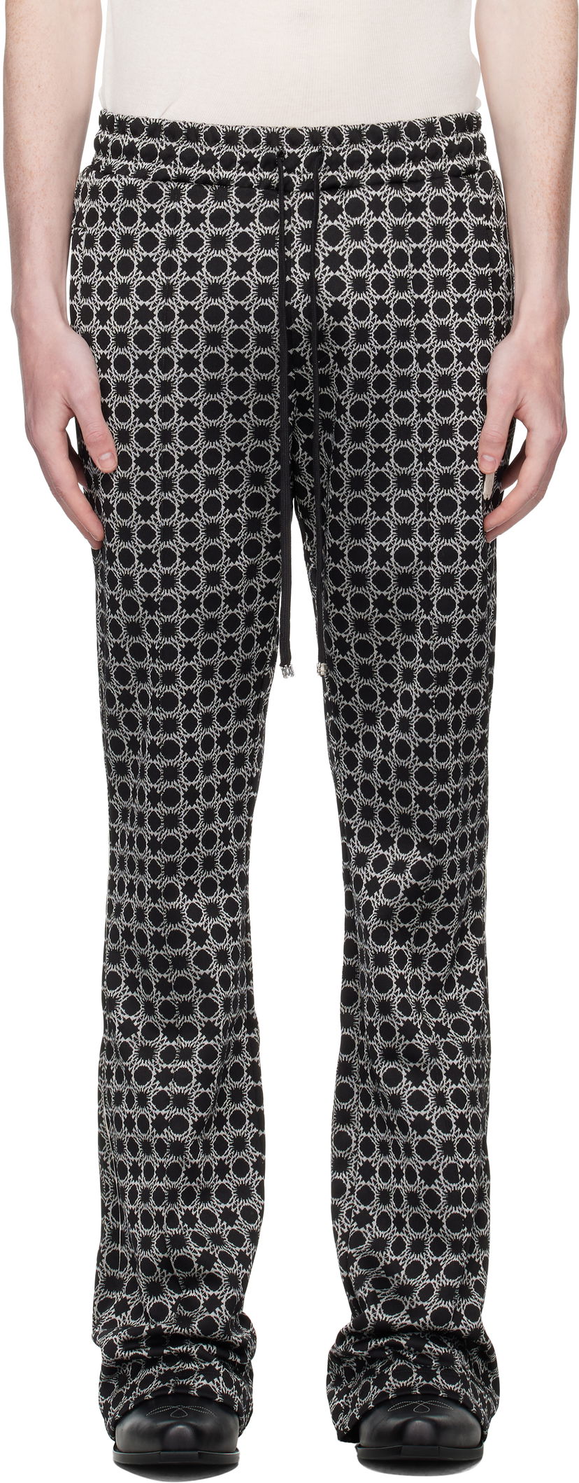 Спортни панталони AMIRI AMIRI MA Quad Flare Track Pants Черно | AMPATP1021