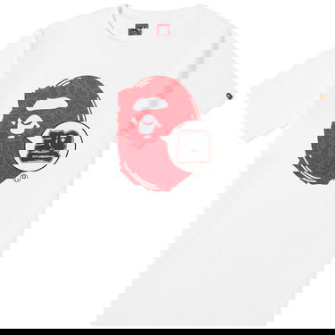 Тениска BAPE 30th Anniversary Ape Head T-Shirt Червено | 001TEJ701006F-WHR, 0