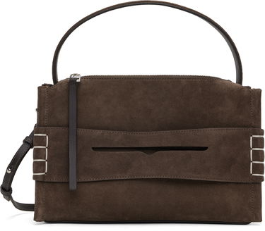 Чанта през рамо JW Anderson JW Anderson Loafer Suede Shoulder Bag Кафяво | HB0716-LA0364, 0