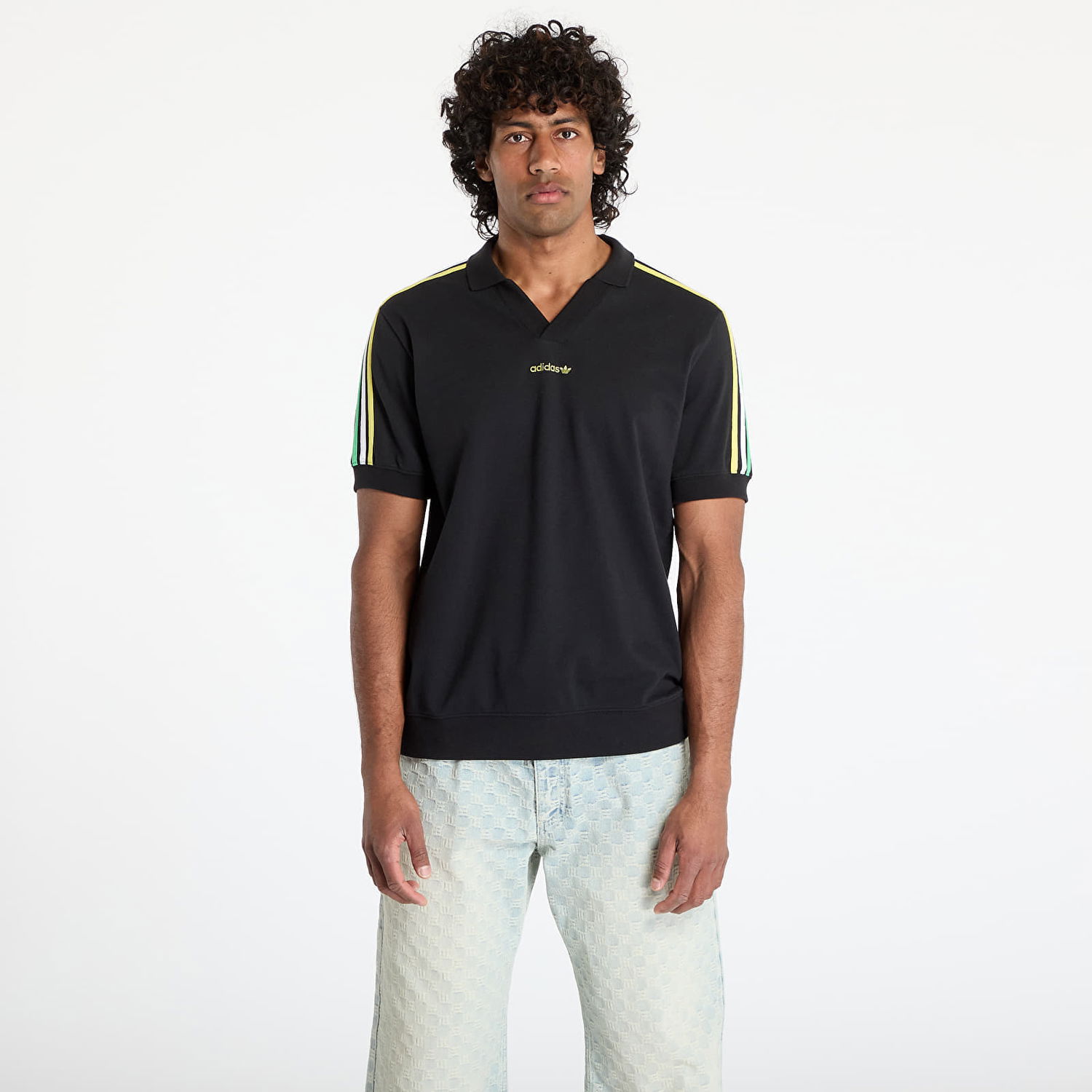 Поло тениска adidas Originals Polo T-Shirt Черно | JD0809, 0