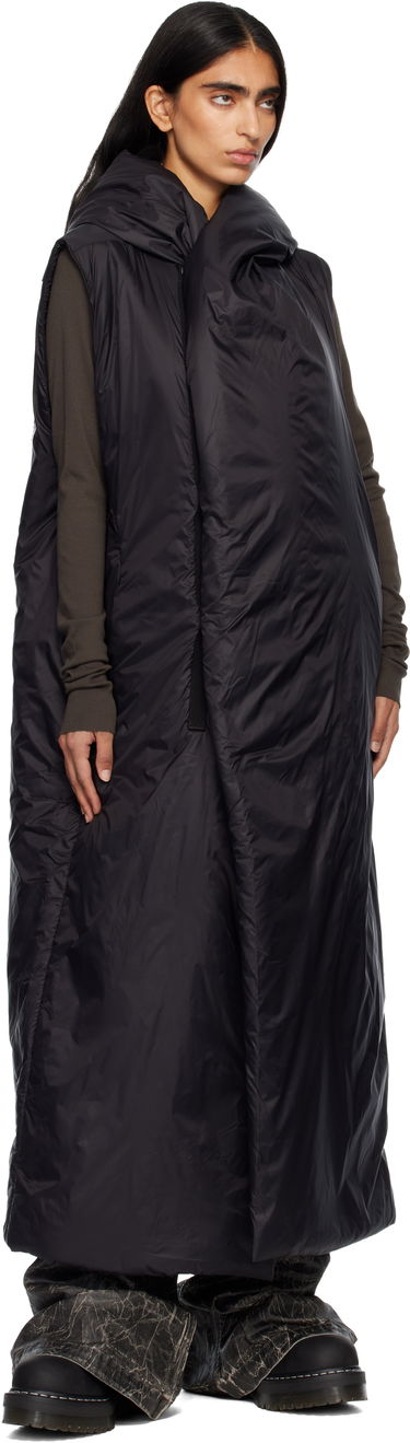 Палта Rick Owens Rick Owens DRKSHDW Concordians Hooded Liner Coat Черно | DS02E7922 NP, 3