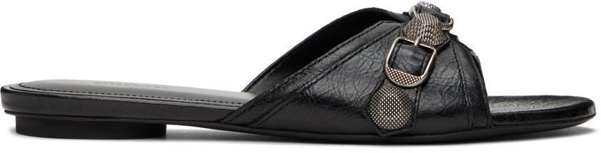 Кецове и обувки Balenciaga Cagole Sandals "Black" Черно | 694342 WAD4E, 0