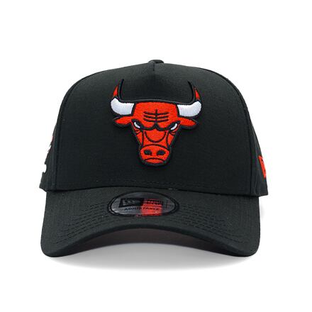 Шапка с козирка New Era Chicago Bulls NBA Side Patch 9FORTY A-Frame Adjustable Hat Черно | 60595220, 1