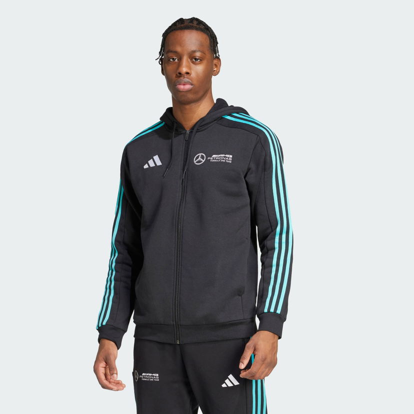 Суитчър adidas Performance Mercedes-AMG Petronas Formula One Team DNA Full Zip Hoodie Черно | JV5437