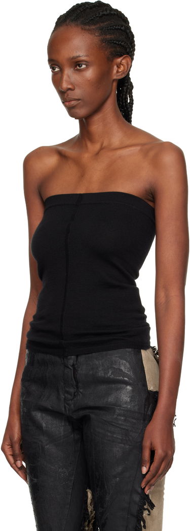 Потник Rick Owens Rick Owens Concordians Runway Ribbed Tube Top Черно | RO02E4674 WS, 3