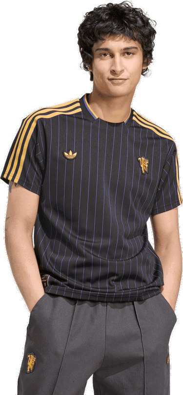 Фланелка adidas Performance Manchester United Terrace Icons Jersey Черно | JN2818, 4