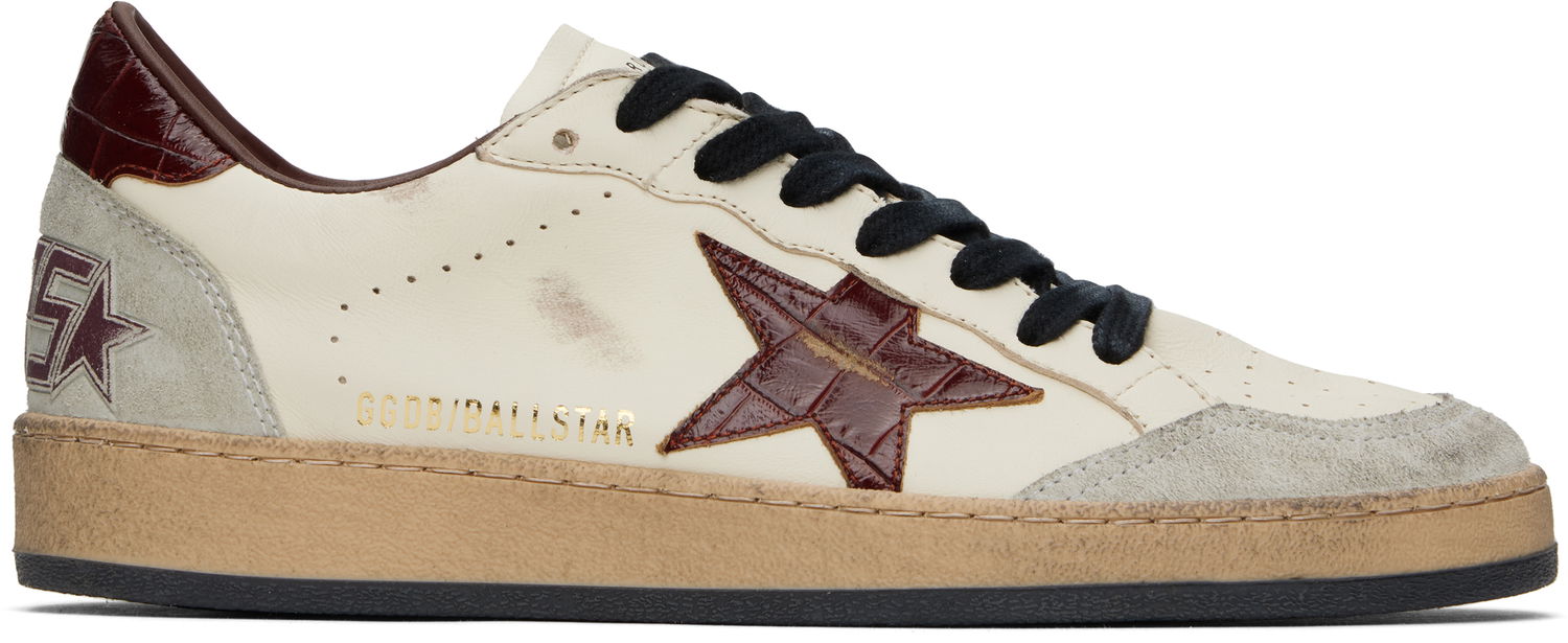 Кецове и обувки Golden Goose Ball Star Бежово | GMF00117.F006791.15704, 0